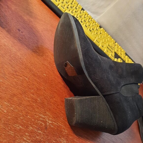 Mix No. 6 Vecciano Chelsa Black Suede Size 9 PreLoved Excellent Condition - Picture 5 of 6